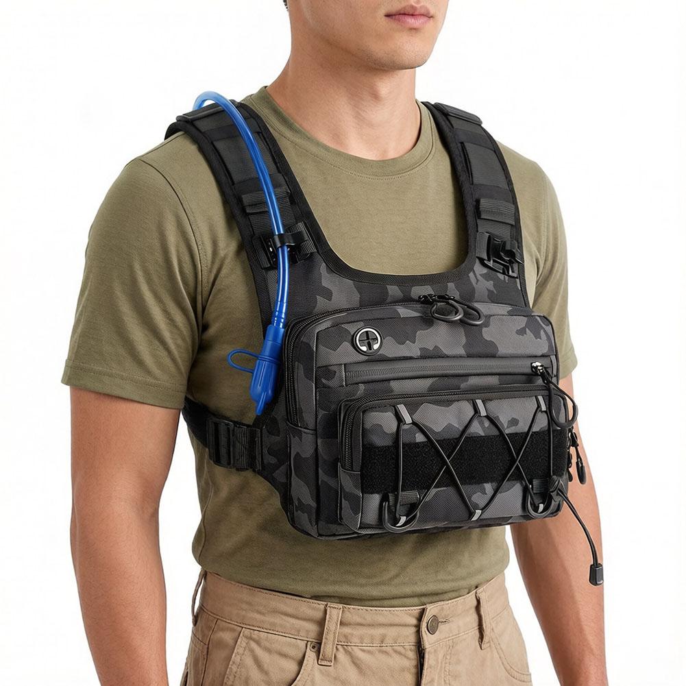 Running Gear Water - Rompi Hidrasi Tas Dada untuk Bersepeda,