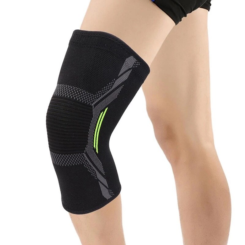 Running Gear Knee - Pelindung Lutut Tunggal Rajutan Nilon Perlengkapan