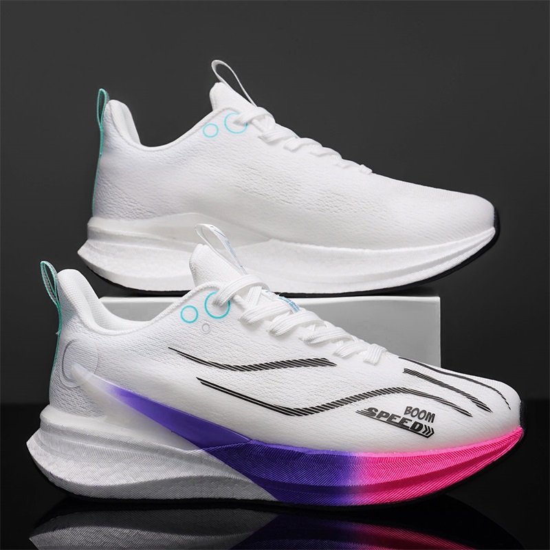 Running Shoe Carbon - Sepatu Lari Pria Bergaya dengan Bantalan