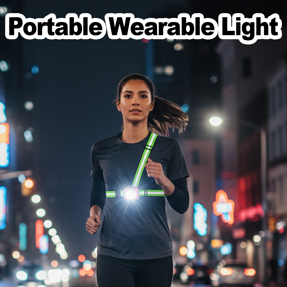 Running Gear Lights - Lampu Lari USB Dapat Diisi Ulang