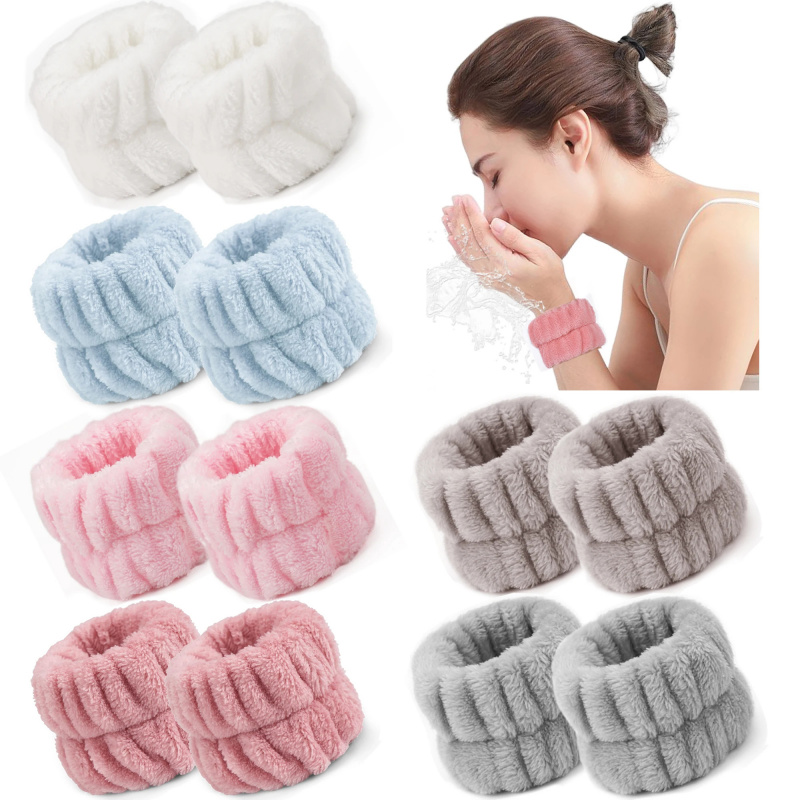 Sweat Band Wrist - 2 Buah Gelang Handuk Serat Mikro