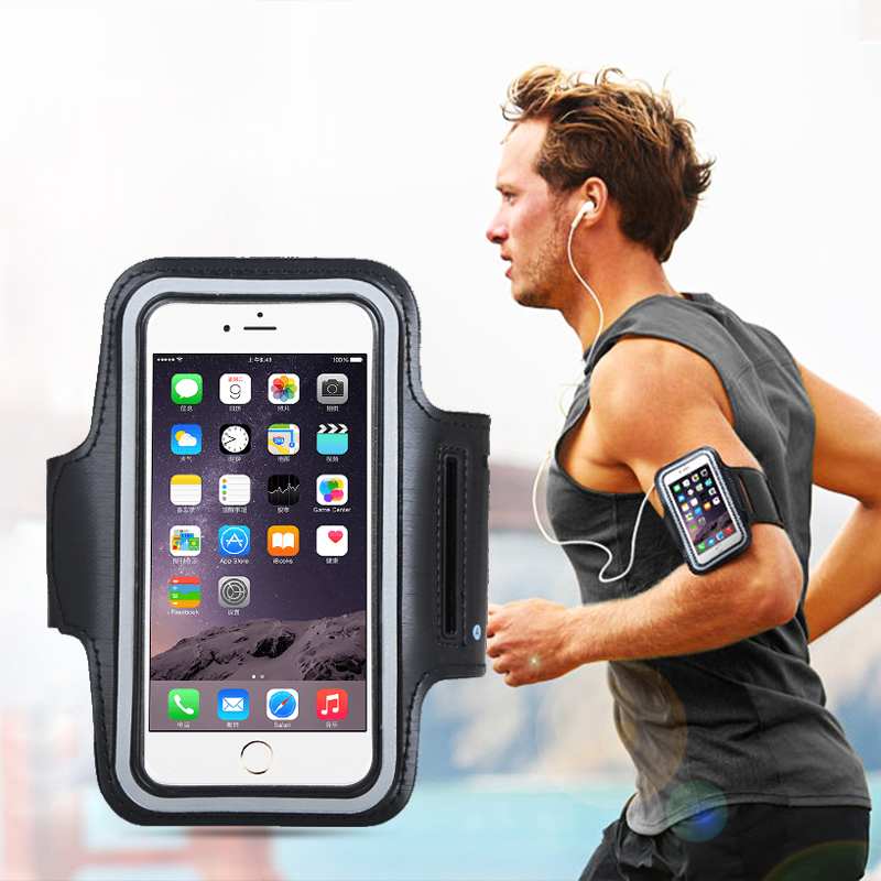Running Gear Phone Holder - Penyangga Ponsel 4-7 inci untuk Olahraga
