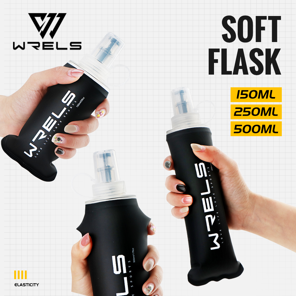 Running Hydration Vest - WRELS Soft Flask TPU Ultralight Lipat
