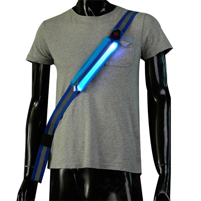 T3LB Sabuk Reflektif LED Visib - Running Gear Lights ulasan dan harga