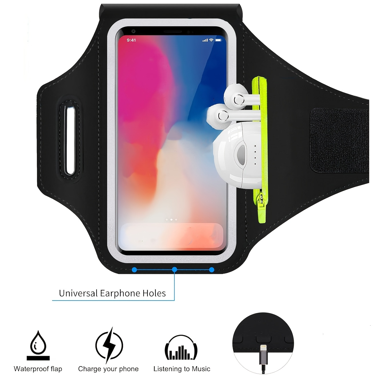 Tas Lengan Anti Air untuk Olah - Running Gear Lights ulasan dan harga