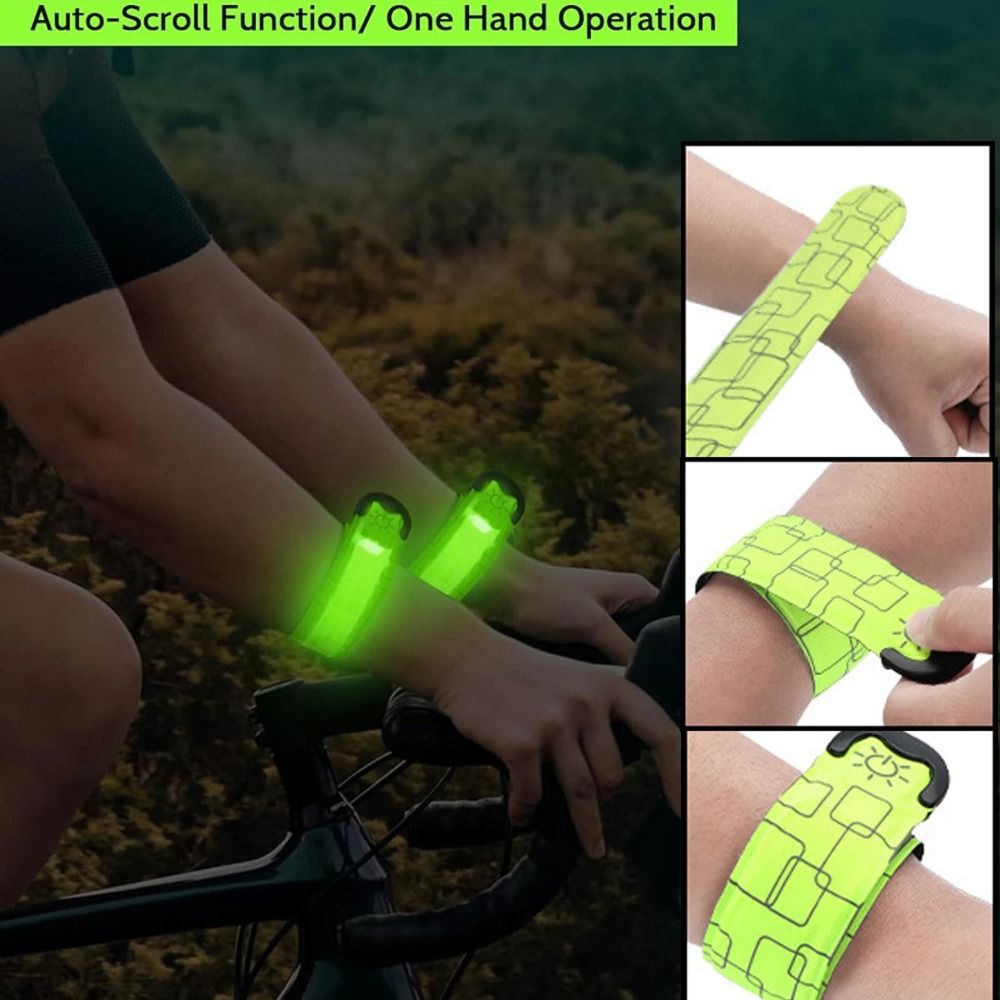 Gelang Lari Malam Hari Model B - Running Gear Lights ulasan dan harga