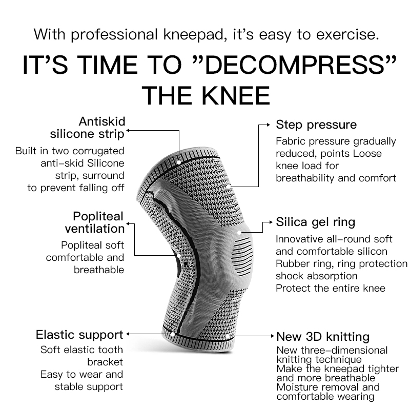   Penyangga Lutut Silikon Elas - Running Gear Knee ulasan dan harga