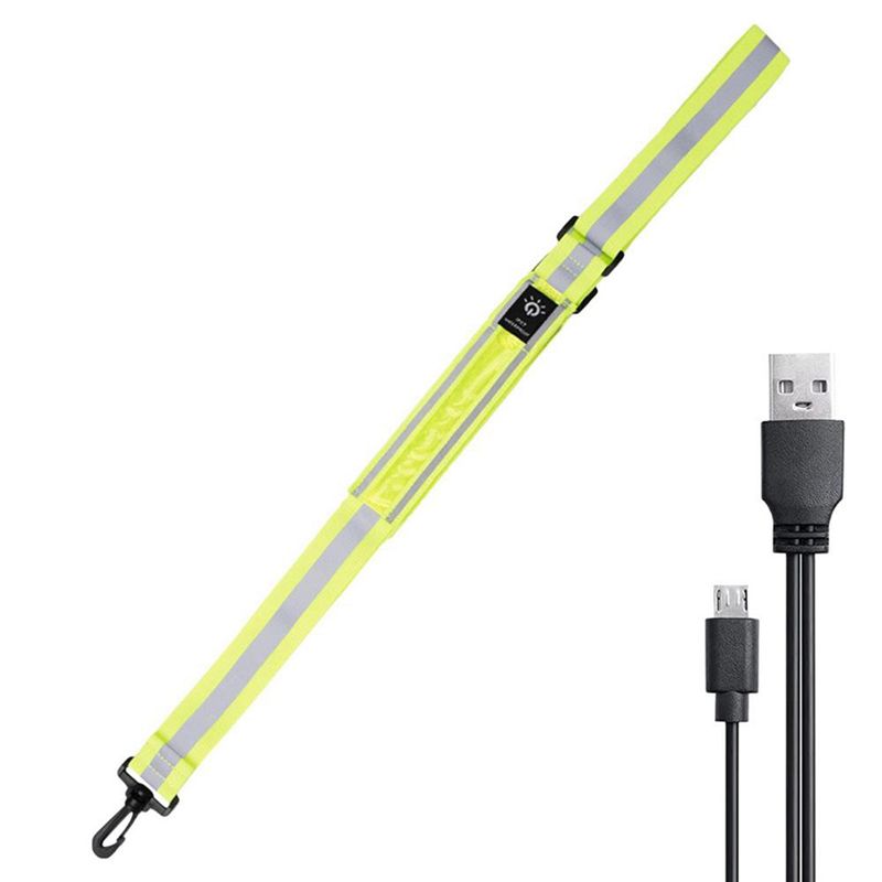 Sabuk Reflektif LED ABXY untuk - Running Gear Green ulasan dan harga
