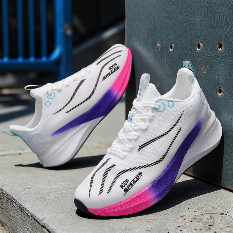 Sepatu Lari Pria Bergaya denga - Running Shoe Carbon ulasan dan harga