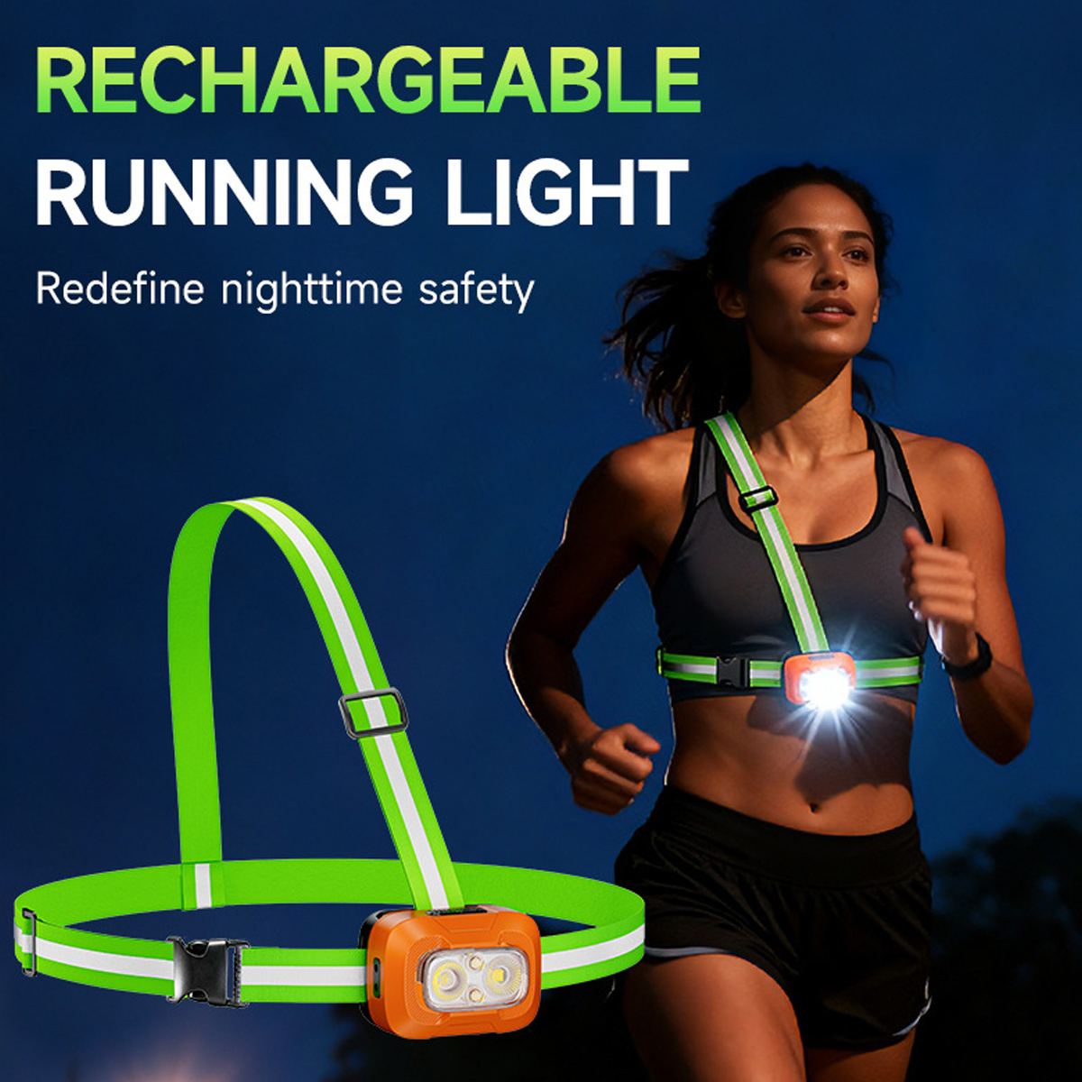 Lampu Lari USB Dapat Diisi Ula - Running Gear Lights ulasan dan harga