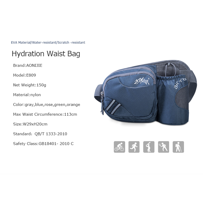 AONIJIE E809 Tas Pinggang Hidr - Running Gear Water ulasan dan harga