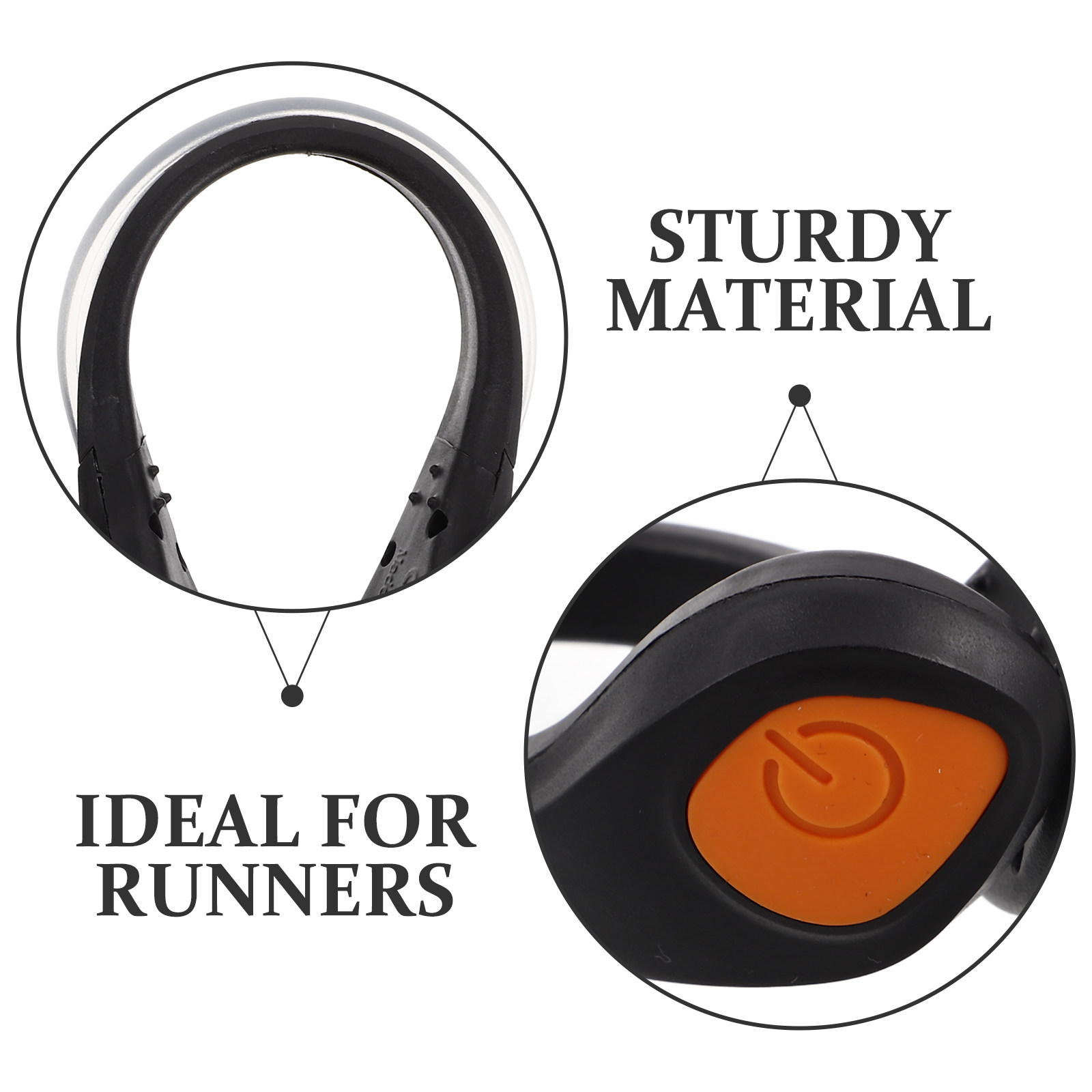 2 Buah Lampu Klip Sepatu LED P - Running Gear Lights ulasan dan harga