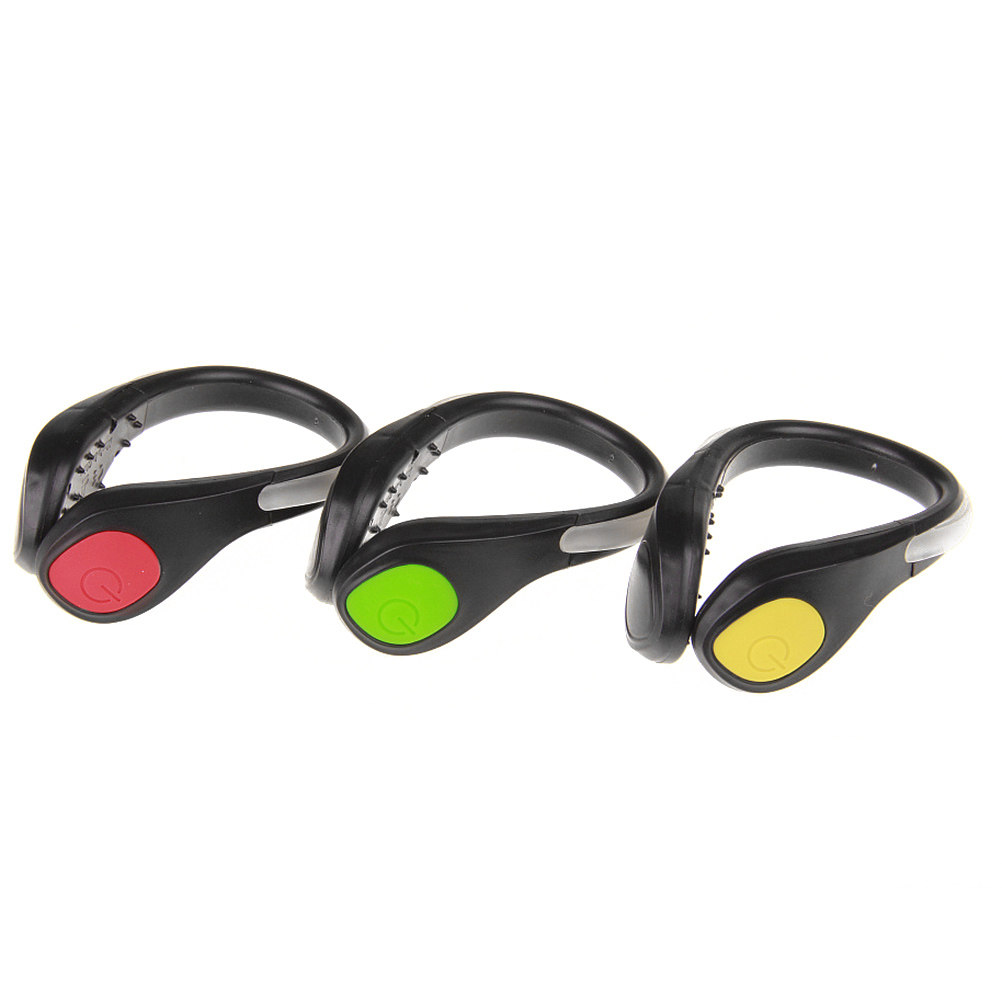 1Pcs Lampu LED Klip Sepatu Ber - Running Gear Green ulasan dan harga