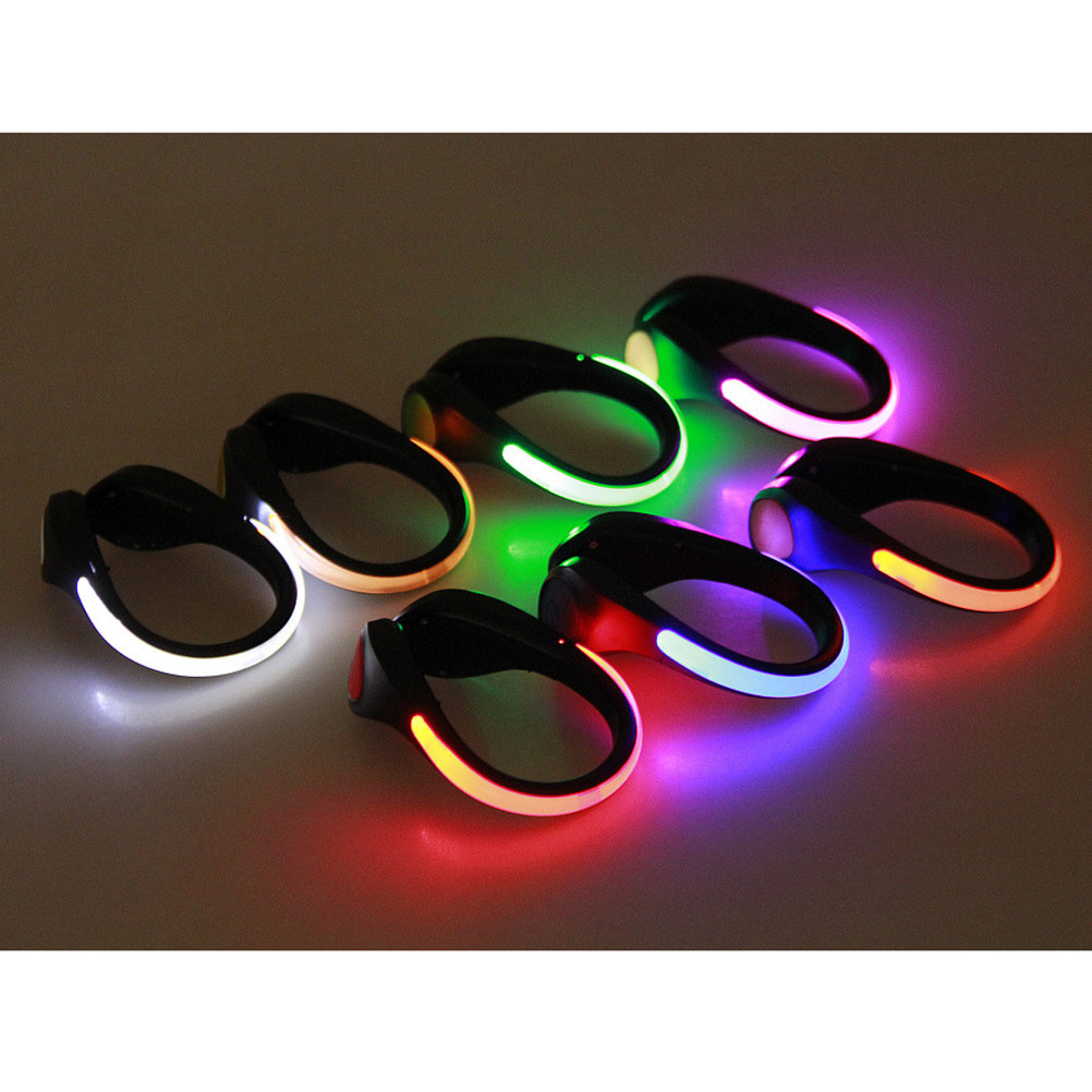 1Pcs Lampu LED Klip Sepatu Ber - Running Gear Green ulasan dan harga