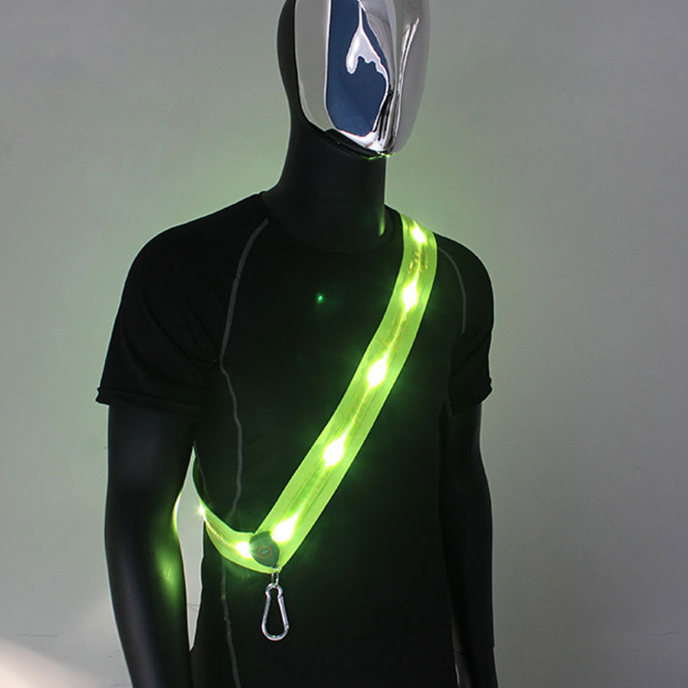 Tali Bahu Berlampu LED Isi Ula - Running Gear Green ulasan dan harga
