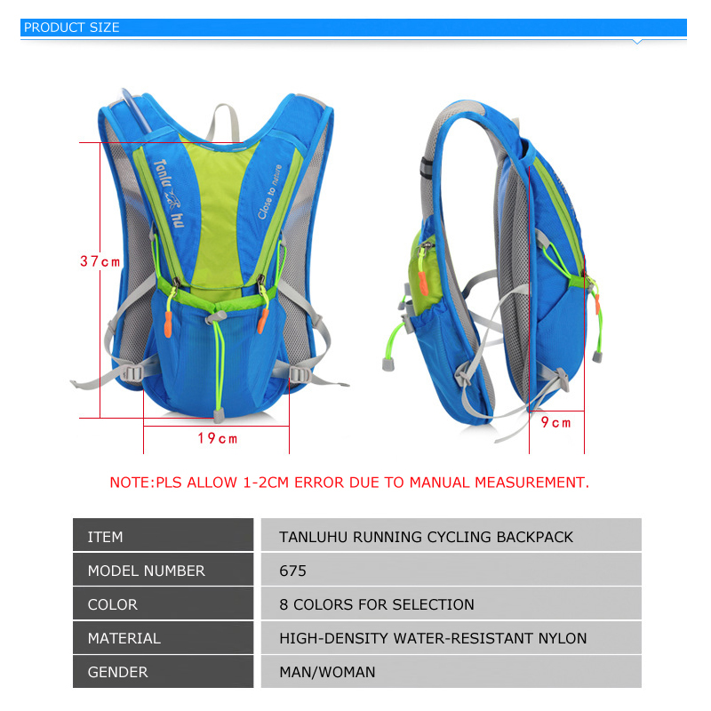TANLUHU 675 Ultralight Outdoor - Running Hydration Vest ulasan dan harga