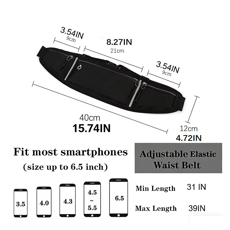 Tas Pinggang Lari Profesional, - Running Gear Phone ulasan dan harga
