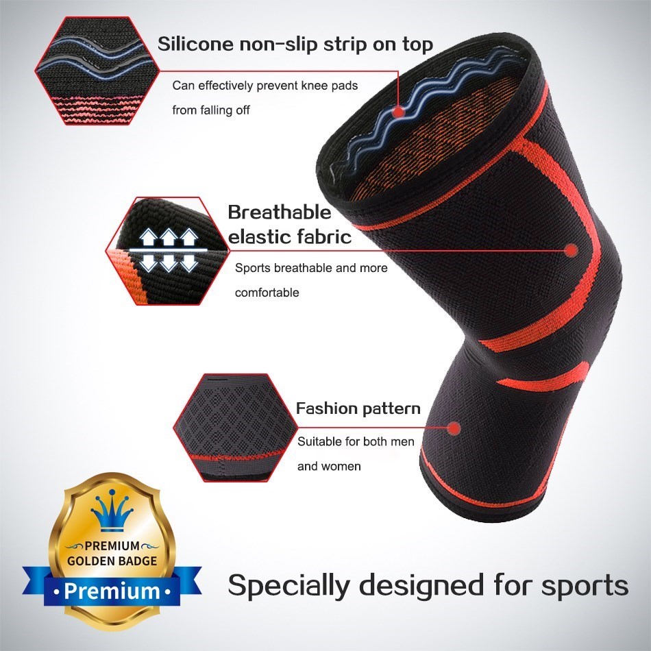 WOSWEIR 1 buah bantalan lutut  - Running Gear Knee ulasan dan harga