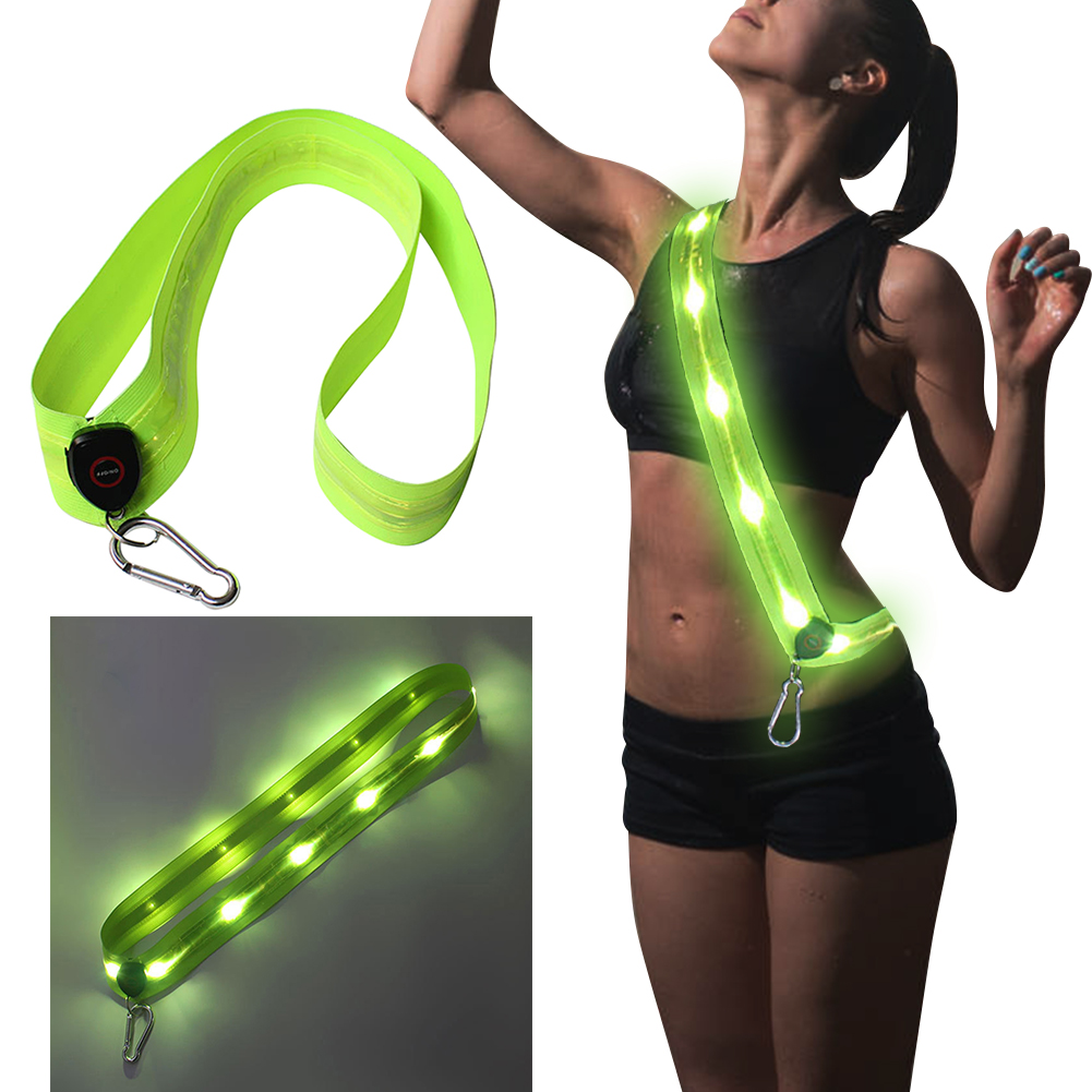 Sabuk Bahu LED Tali Lari Refle - Running Gear Lights ulasan dan harga