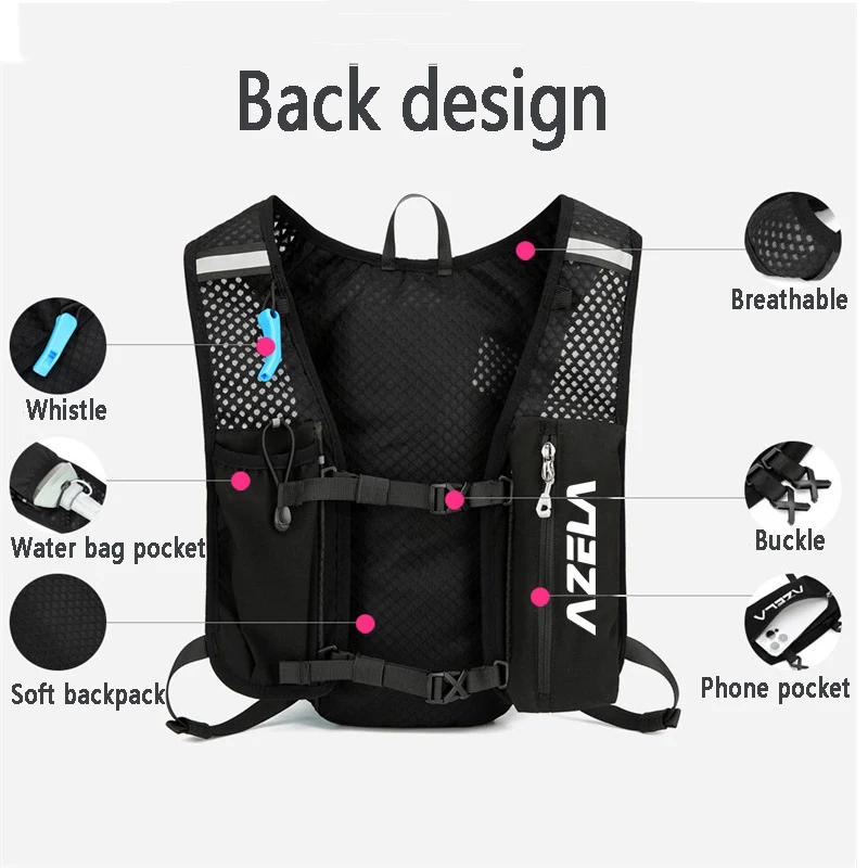 5L rompi hidrasi lari ransel r - Running Hydration Vest ulasan dan harga