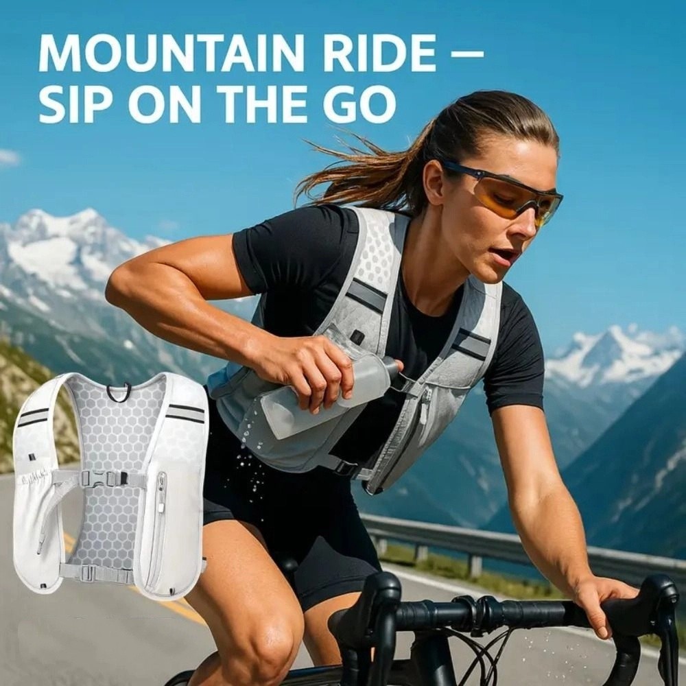 Rompi Lari Reflektif Tahan Air - Running Hydration Vest ulasan dan harga