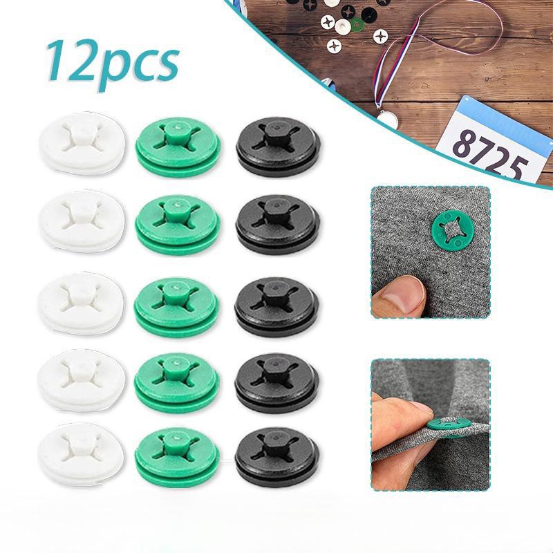 12 Buah Penjepit Nomor Balap,  - Running Gear Green ulasan dan harga